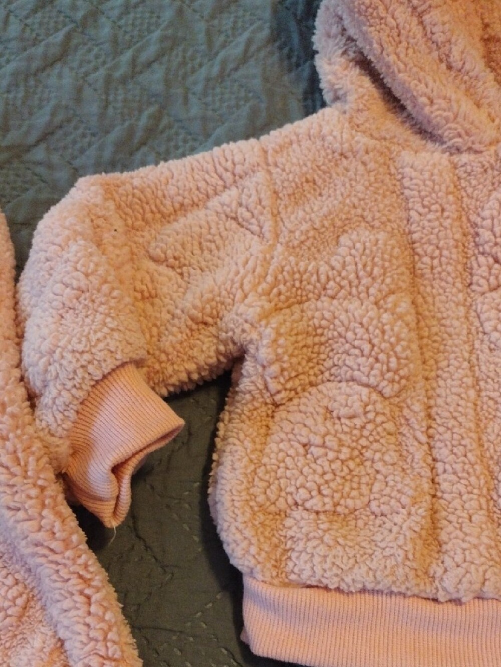 Cozy Pink Sherpa Hoodie Set - Picture 9 of 9